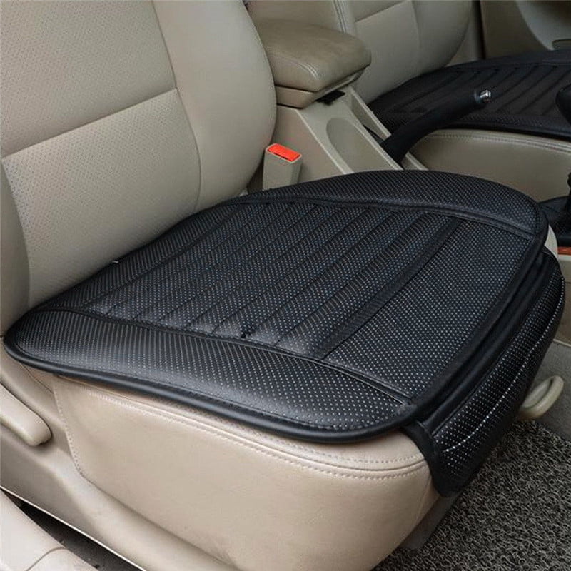 SUNSIOM Car Front Seats Cover PU Leather Bamboo Single Bucket Seat
