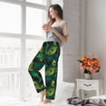 thumbnail image 5 of Gukieu Peacock Feathers2 Print Women's Home Trousers, with Pockets and Drawstring Pajamas, Home Pajamas, Sleepwear-Medium, 5 of 6