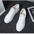 thumbnail image 3 of Women's Play Fashion Sneaker White Color Washed and Leopard Canvas Slip on Shoes, 3 of 10