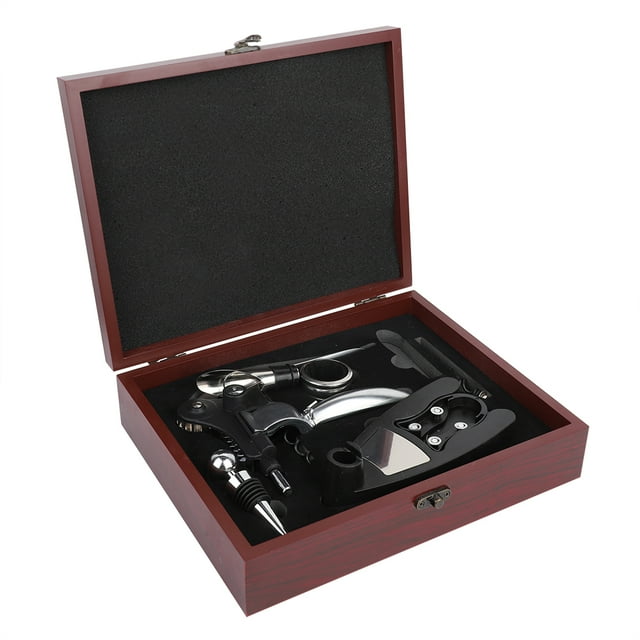 Herramienta para atornillar, kit de herramientas para vino, abridor de botellas, anillo de parada de goteo, alta capacidad
