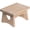 Unfinished, variant on eHemco Rectangular Solid Hardwood Step Stool for Adults and Kids, 7.5 Inches, Unfinished