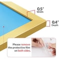 thumbnail image 2 of 12x16 Picture Frame for Wall Display, 12x16 Gold Picture Frame with HD Plexiglas, 12 x 16 Poster Frame 1 Pack, Display Frame for Vertical or Horizontal, Classic Collection, 2 of 7