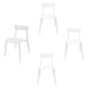 thumbnail image 1 of SET DE 4 SILLAS DE EXTERIOR BRIANZA COLOR BLANCO, 1 of 8