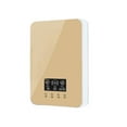 thumbnail image 1 of Electric Water Heater Instantaneous Rapid Heating Household Bathroom Shower Small Bath Machine Kitchen Water Heater ,Digital Temperature Display, 1 of 8