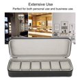 thumbnail image 3 of Watch Sorage Box, Black 6 Slots Watch Organizer, Compact for Storage Jewelry Watch Display Jewelry Watch, 3 of 8