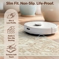 thumbnail image 6 of Design&I 4'x6' Ultra Soft Area Rug, Boho Interlocking Diamond Design Featuring Central Botanical None Fluffy Washable Non Shedding for Bedroom Living Room Home Office, 6 of 7