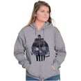 thumbnail image 4 of the Phantom Vintage Ghost Who Walks Zip Up Hoodie Men's Women's Brisco Brands S, 4 of 6