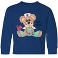 thumbnail image 3 of Inktastic CNA an Angel in Scrubs Teddy Bear Long Sleeve Youth T-Shirt, 3 of 5