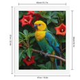thumbnail image 2 of Paint by Numbers Kit for Adults, Colorful Parrot Jungle Blooms Paint by Numbers, Easy Paint by Numbers Kit for Adults Beginner, DIY Adult Paint by Number Kits on Canvas, 12x16in Home Decor, 2 of 7