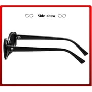 Retro Oval Sunglasses for Women Men Fashion Small Oval Sunglasses 90s Vintage Shades