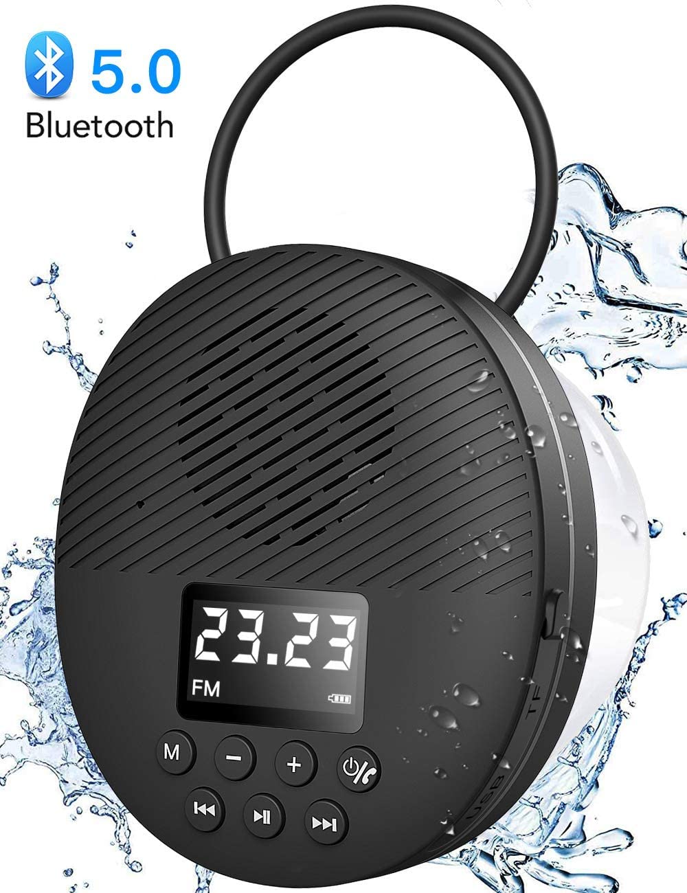 led bluetooth shower speaker