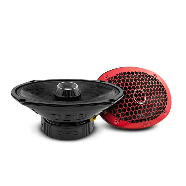 DS18 PRO-ZT69 2-Way Midrange Car Speakers, 6x9 Inches, 550 Watts