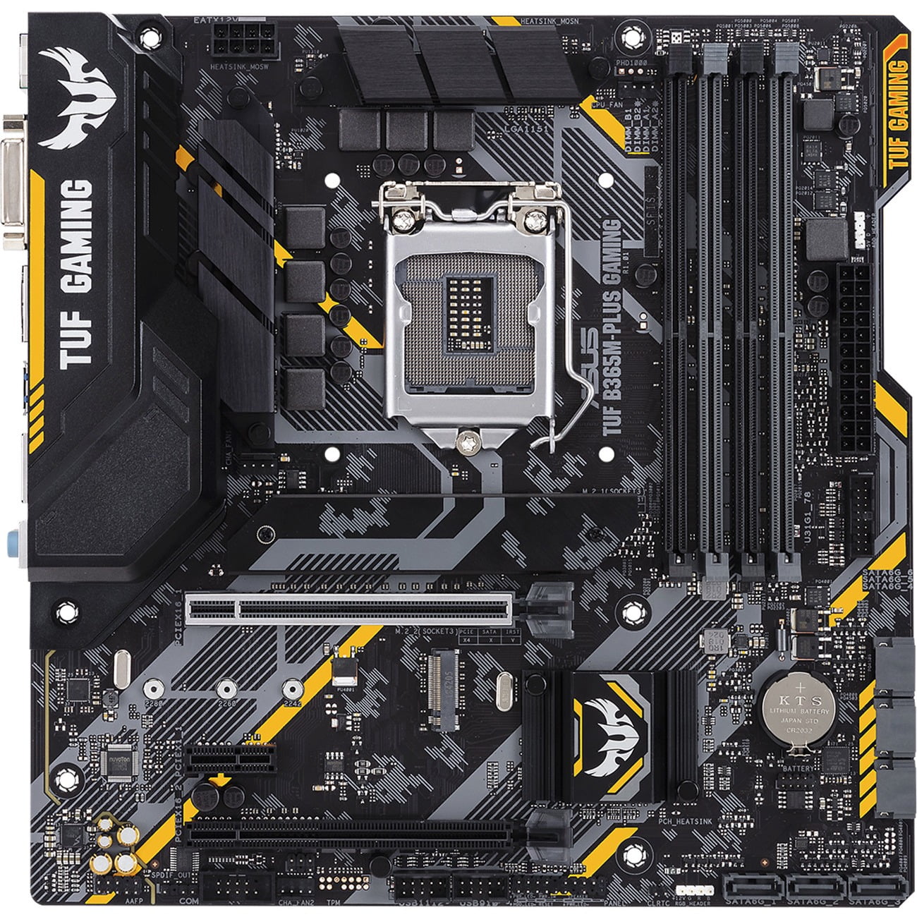 Asus TUF B365MPLUS Gaming (WiFi) LGA1151 (300 Series) DDR4 HDMI WiFi