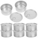 thumbnail image 3 of 10 latas vacías de metal autoselladas para café, té y otros alimentos con tapa., 3 of 8