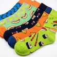 thumbnail image 3 of James Fiallo Mens 12-Pairs Funny Funky Crazy Novelty Colorful Patterned Dress Socks M179-12, 3 of 5