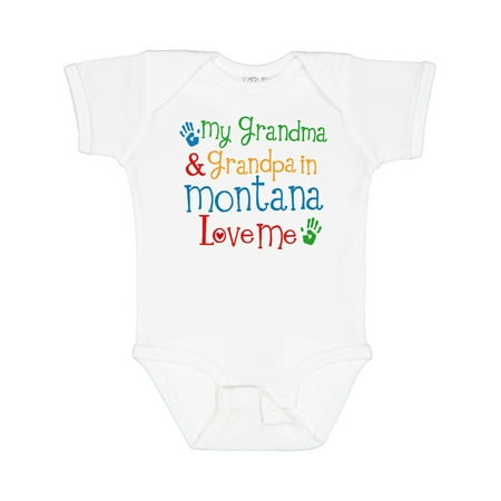 

Inktastic Montana Grandma Loves Me Gift Baby Boy or Baby Girl Bodysuit