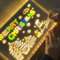 thumbnail image 2 of LED Note Board with Colors, Pizarra de borrado en seco con acrílico iluminado, soporte y rotulador 7 colores, acrílica iluminada (20 * 20cm) 20*20cm, 2 of 6