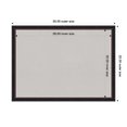 thumbnail image 6 of Amanti Art Grey Cork Board Wood Framed Salon Scoop Red Black Bulletin Board 30 in. x 22 in., 6 of 7