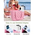 thumbnail image 4 of Half Topper Tray for Bogg Bag X Large, EVA Phone Holder and Cup Holder Compatible with 40oz Tumbler, Organizer Tray Accessory for Beach Tote Bag, 4 of 7
