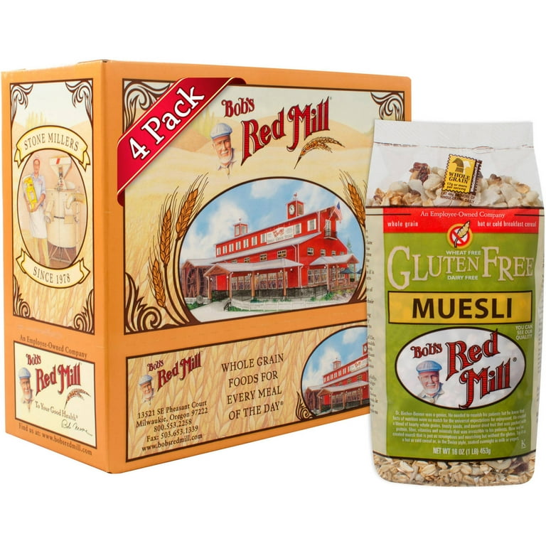 Bob's Red Mill Muesli Cereal, 16 Oz, (Pack Of 4), 40 OFF