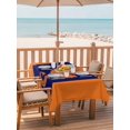 thumbnail image 6 of Orange Navy Blue Seahorse Outdoor Tablecloth with Umbrella Hole, Summer Beach Coastal Modern Spillproof Waterproof Outdoor Table Cover, Patio Tablecloths for Party Picnic Camping, Rectangle 60"x84", 6 of 9