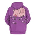 thumbnail image 6 of Waddles Hoodie with Pocket Anime for Men Women Couple Gift, 6 of 7