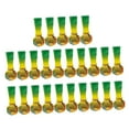 thumbnail image 4 of 25 medallas de con cinta para el cuello, medallas de premio de reconocimiento de Metal, de juego para estudiantes, recuerdos de fiesta Color dorado, 4 of 8
