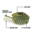 thumbnail image 2 of Bostitch CR3DGAL 1-1/4" Smooth Shank 15° Coil Roofing Nail 7,200 Count, 2 of 5