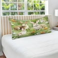 thumbnail image 5 of Coolnut Lovely Rabbits Plush Pillow Case, Zippered Bed Pillow Pillowcases, Super Soft and Cozy Pillowcase Covers for Sleep Decor Giftsation - Queen Size 20x30in, 5 of 7