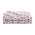 thumbnail image 3 of Betsey Johnson Fall Foliage Pink Microfiber 4 Piece Queen Sheet Set, 3 of 7