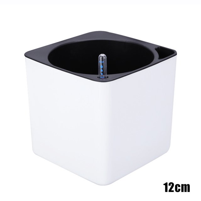CAROOTU Flower Pot Automatic Water Absorption Irrigation with Water Container for Green Plant Succulent