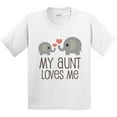 thumbnail image 3 of Inktastic My Aunt Loves Me Youth T-Shirt, 3 of 5