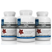 THREE Pk-Herbal Nutrition Pure Caralluma Fimbriata Diet Supplement 3 90 Ct Bottles 10:1 Extract 1000mg