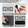 thumbnail image 4 of Yuyamidu Aztec Ethnic Gemoetric RV Step Covers 4 Pack Camper Step Cover Universal RV Step Rug RV Step Carpet RV Stair Covers for Travel Trailers, Motorhome, 4 of 7