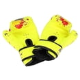 thumbnail image 3 of Gants de boxe pour bébés, filles et garçons, pour entraînement au poing, mitaines de combat pour enfants (jaune), 3 of 4