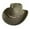 Army Green, variant on Western Cowboy Hat With Ethnic Style Wool Mid Brim Performance Hat For Outdoor And Casual Wear Army Green One Size