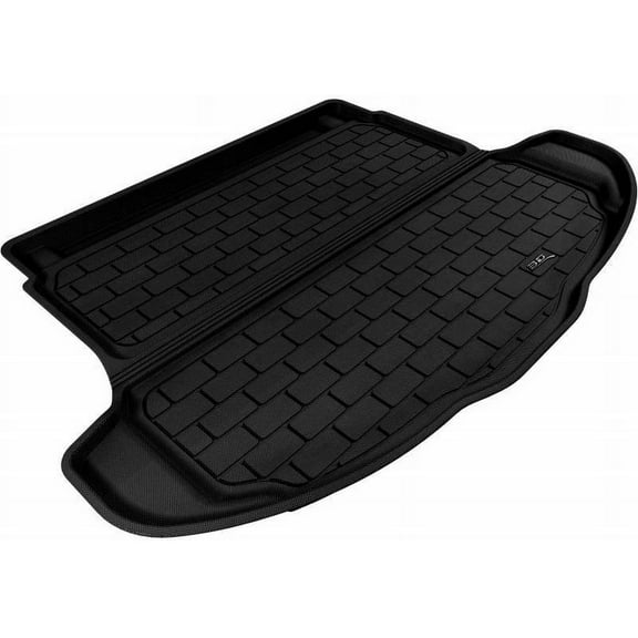3D MAXpider 2007-2011 Fits Honda CR-V L4 Black Kagu Carbon Fiber Embossed Pattern Cargo Liner M1HD0461309