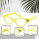 thumbnail image 4 of Ubiuo Cat Eye Costume Glasses With Rhinestones Women & Kids 50s 60s Classic Party Cateye Sunglasses B2848, 4 of 4