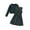 Green, variant on PureChapter Girls' Clothing Sets Long Sleeve Ribbed Cardigan & Plaid Sleeveless Pleated Dress 2-Piece Fall Outfit with Belt & Bow 11-12 Years
