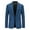 Blue, variant on Men's Blazers & Suit Jackets Mens Suit Slim Fit One Button Solid Tuxedo Acket Business Suits Wedding Party Homecoming Suits for Men Sky Blue S