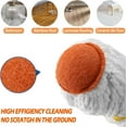 thumbnail image 5 of Self-Wringing Microfiber Twist Mop with Extra Refill, 57" Long Handle Floor Mop for Hardwood and Tile Cleaning, Easy Wringing Commercial and Household Use, 1 Handle & 2 Mop Heads, 5 of 9