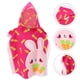thumbnail image 5 of KAKOWELY Toalla de playa para niños Toalla de baño con diseño de conejo y zanahoria Toalla de piscina para niños Toalla con capucha, 5 of 5