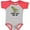 Baseball Heather and Red, variant on Inktastic Mawmaw and Pawpaw Love Me Grandson Dinosaur Boys Baby Bodysuit