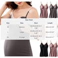 thumbnail image 6 of Uootdi Womens Maternity Tops Nursing Spaghetti Strap V Neck Scallop Trim Slim Fit Stretchy Breathable Cami Tops Tank Tops Pregnancy Wear Gift, 6 of 6