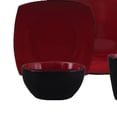 thumbnail image 3 of Gibson Home Soho Lounge Dinnerware Set 16 Piece Red 93583795M, 3 of 8