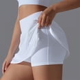 thumbnail image 7 of biudgviw Tennis Skirts for Women Elastic High Waisted Athletic Golf Skorts Stretch Workout Baseball Comfy Skirt with Shorts with Pockets, 7 of 7