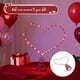 thumbnail image 1 of Adorno Romántico para Árbol de Navidad con Forma de Corazón y Luces Led, con Purpurina Roja, Multiusos para San Valentín, Bodas, Aniversarios y Otras Fiestas., 1 of 6