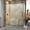 Matte Black, variant on Enigma Air 34-3/4 Inch D x 60-3/8 Inch W x 76 Inch H Frameless Sliding Shower Enclosure