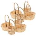 thumbnail image 1 of WHAMVOX 10Pcs Miniature Crates Bamboo Decoration Round For Small Item Organizer Beige, 1 of 6