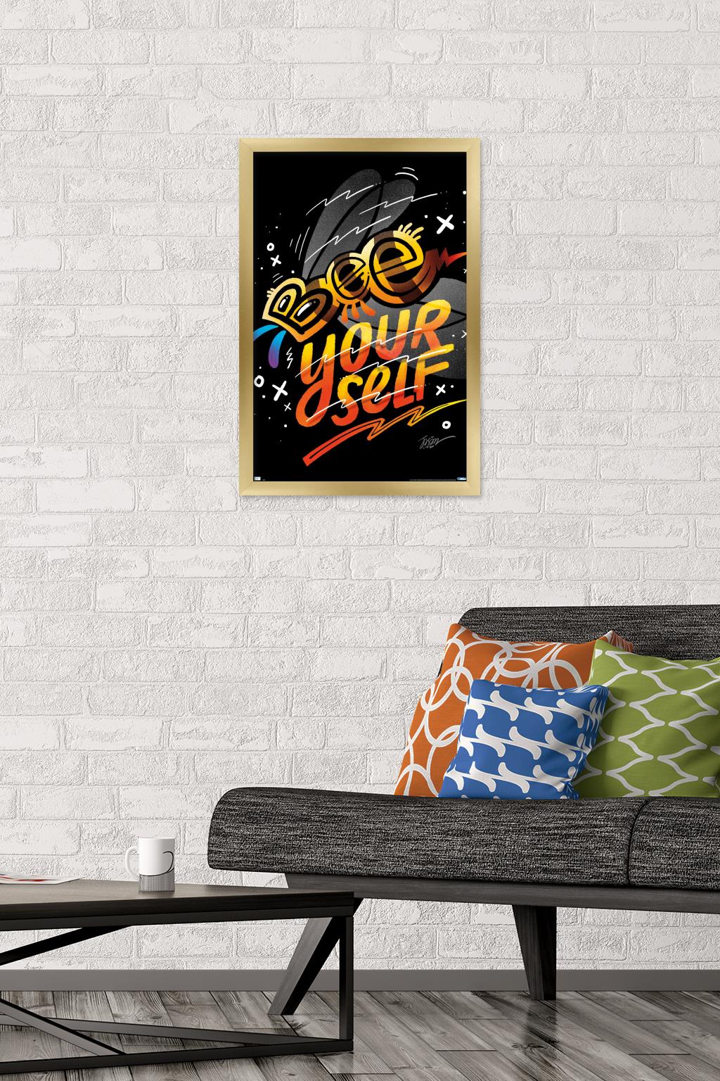 Jason Naylor - Bee Yourself Wall Poster, 14.725" x 22.375", Framed